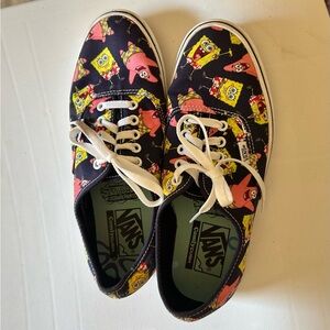 Vans Blue and Yellow SpongeBob Sneakers